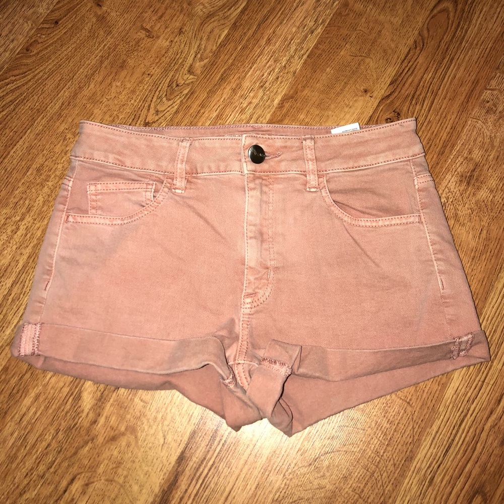 American Eagle Super Super Stretch Pink Shorts